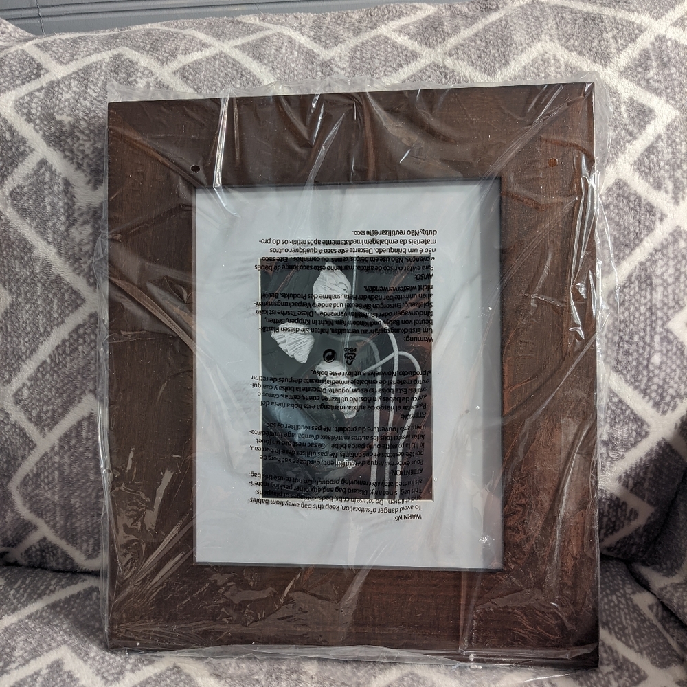 Indigo -Gallery picture frame aged walnut